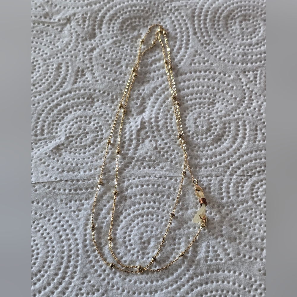 Macy's Women Gold Eye Glass Neck Accessory New